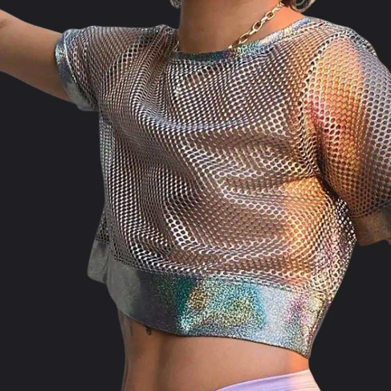 Holographic Dream Crop Top