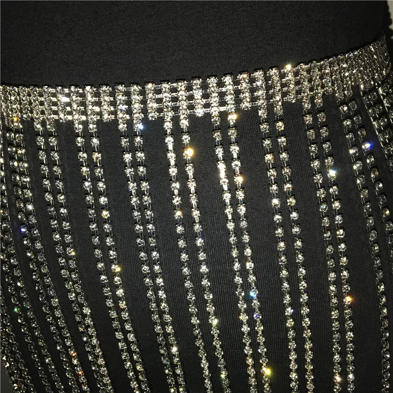 Glitterati Rhinestone Skirt