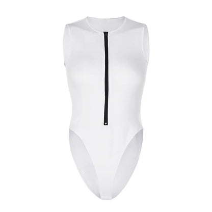 Zipper Tease Bodysuit